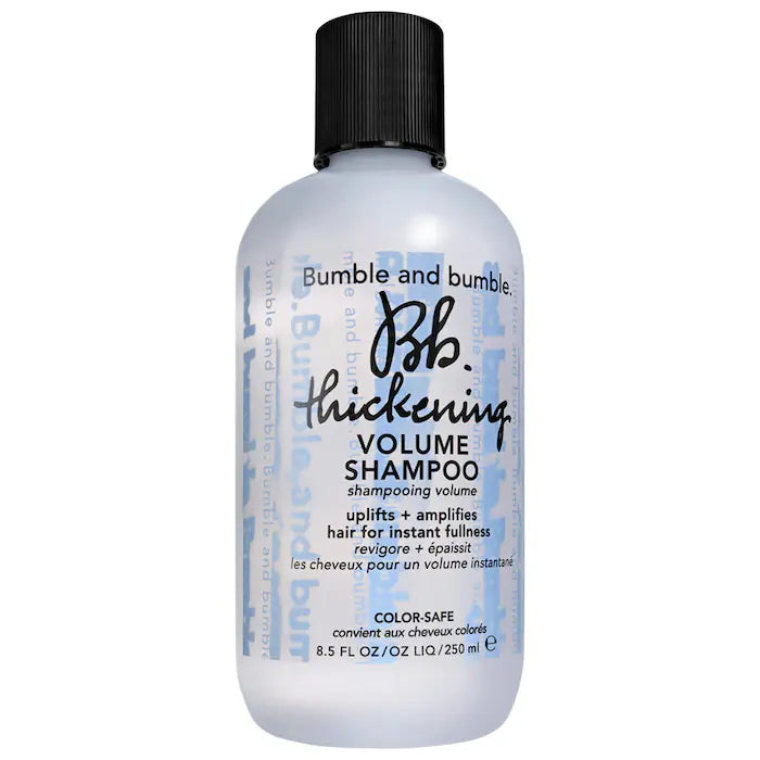 Bumble and Bumble Thickening Volume Shampoo in 8.5oz bottle, natural shampoo for adding body and fullness to hair