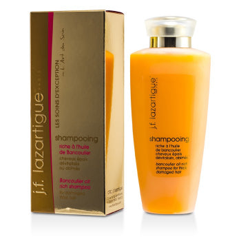 J. F. Lazartigue Bancoulier Oil Rich Shampoo in 200ml bottle, natural hair care shampoo with nourishing ingredients