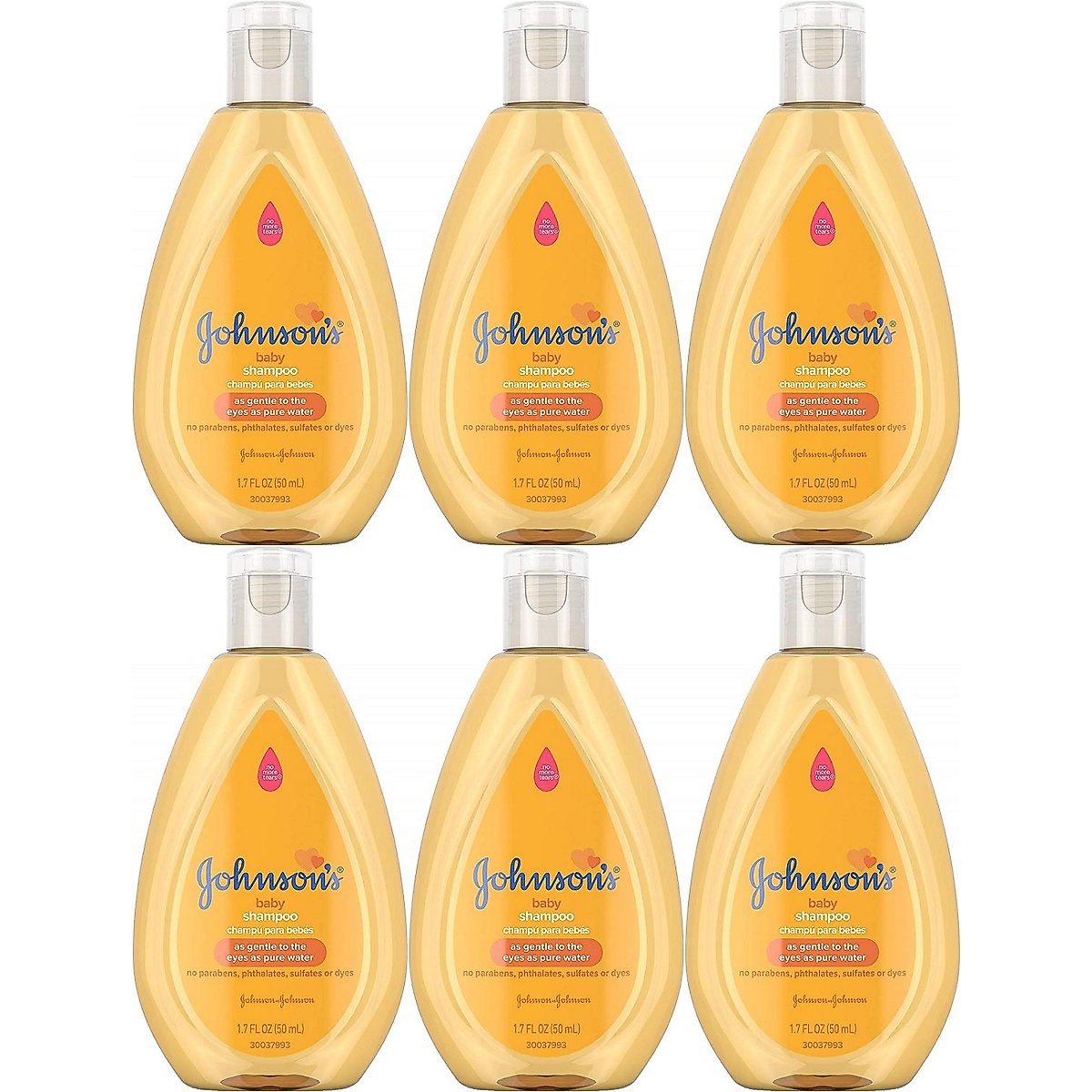 Johnson's Baby Shampoo in a 1.7 oz bottle, gentle shampoo for babies, by Pasteur Pharmacy.