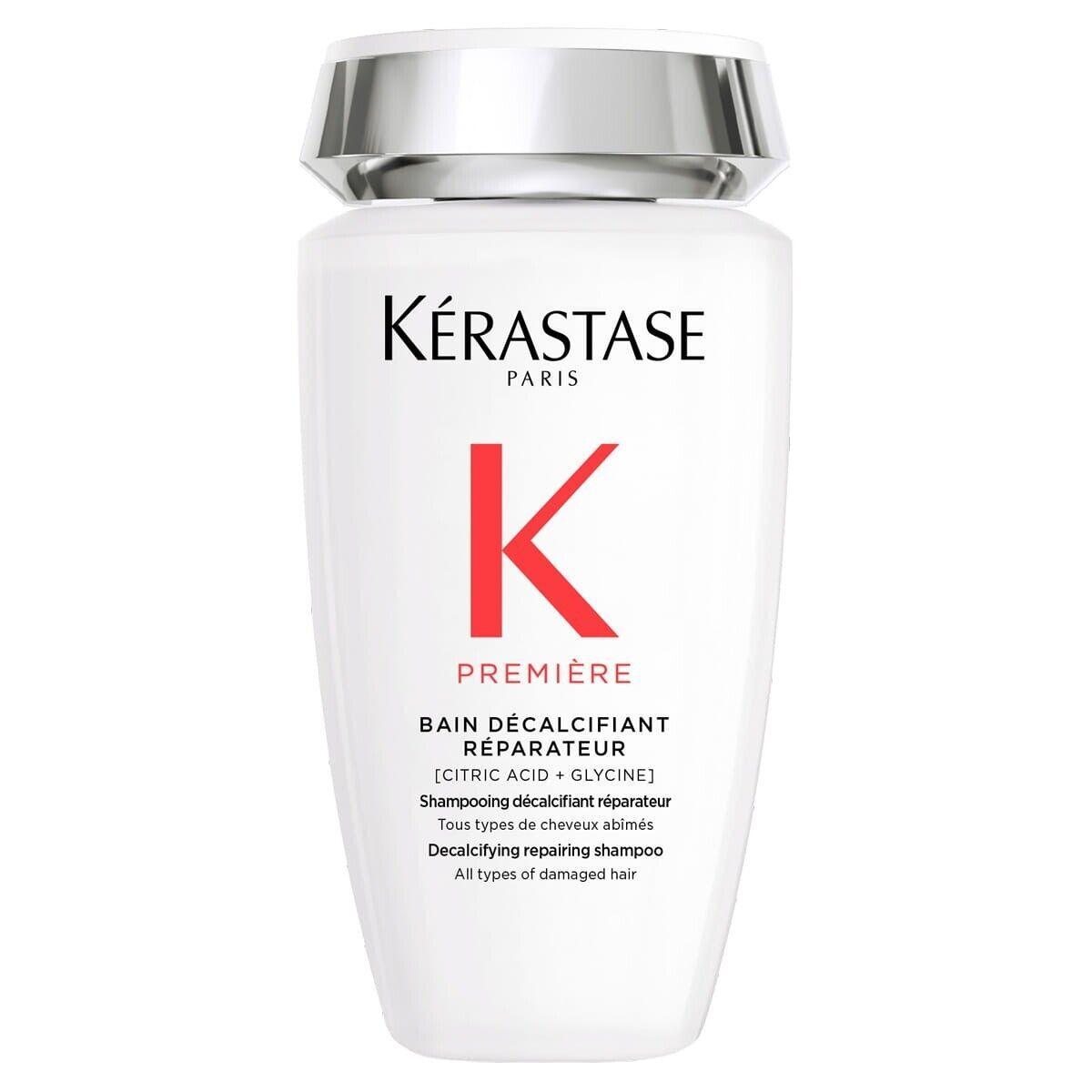 Kerastase Premiere Bain Decalcifiant Reparateur shampoo in 8.45oz/250ml bottle, ideal for hair repair and scalp cleansing