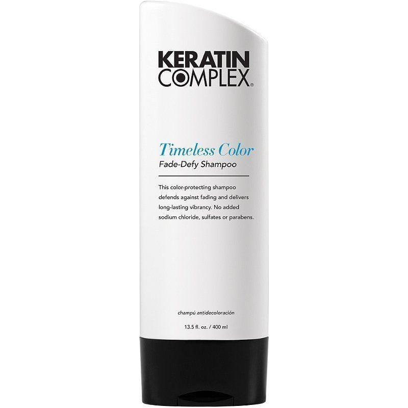 Keratin Complex Color Therapy Timeless Color Fade Defy Shampoo in 13.5 fl oz bottle, natural hair care for color protection