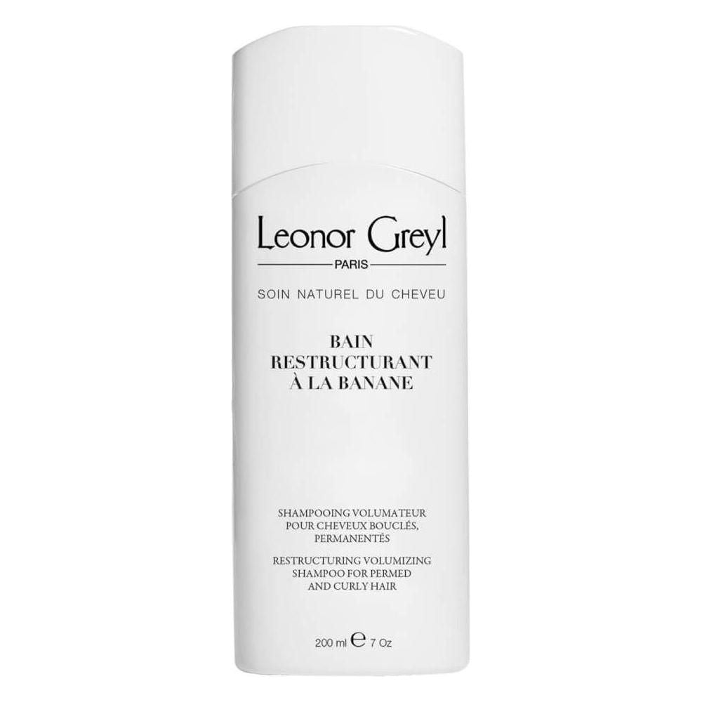 Leonor Greyl Bain Restructurant à la Banane shampoo in 7oz bottle, nourishing hair care product with banana extract for healthy hair