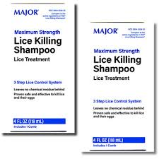 Pasteur Pharmacy lice killing shampoo in a bottle, maximum strength treatment for effective lice removal, visible label on the product.