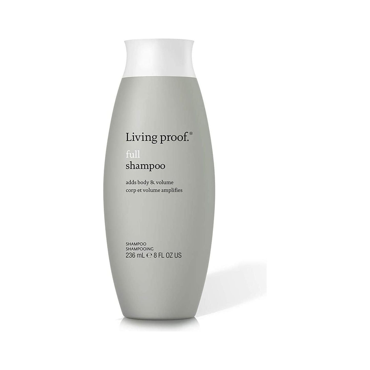 Living Proof Full Shampoo 8 oz bottle from Pasteur Pharmacy, sulfate-free shampoo for voluminous, healthy hair.