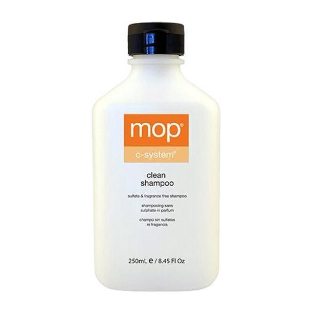 Pasteur Pharmacy MOP C-System Clean Shampoo in 8.45 oz bottle, clear liquid shampoo for hair cleansing and care.