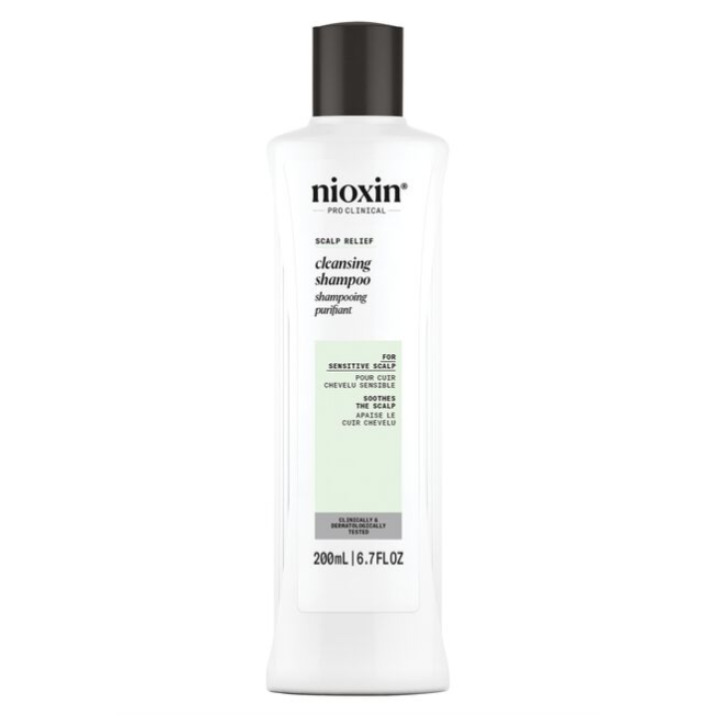 Nioxin Pro Clinical Cleansing Shampoo 6.7 oz, gentle hair and scalp cleansing shampoo by Pasteur Pharmacy.