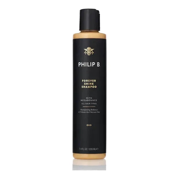 Philip B. Oud Royal Forever Shine Shampoo bottle, 7.4 oz, with elegant packaging and label design.