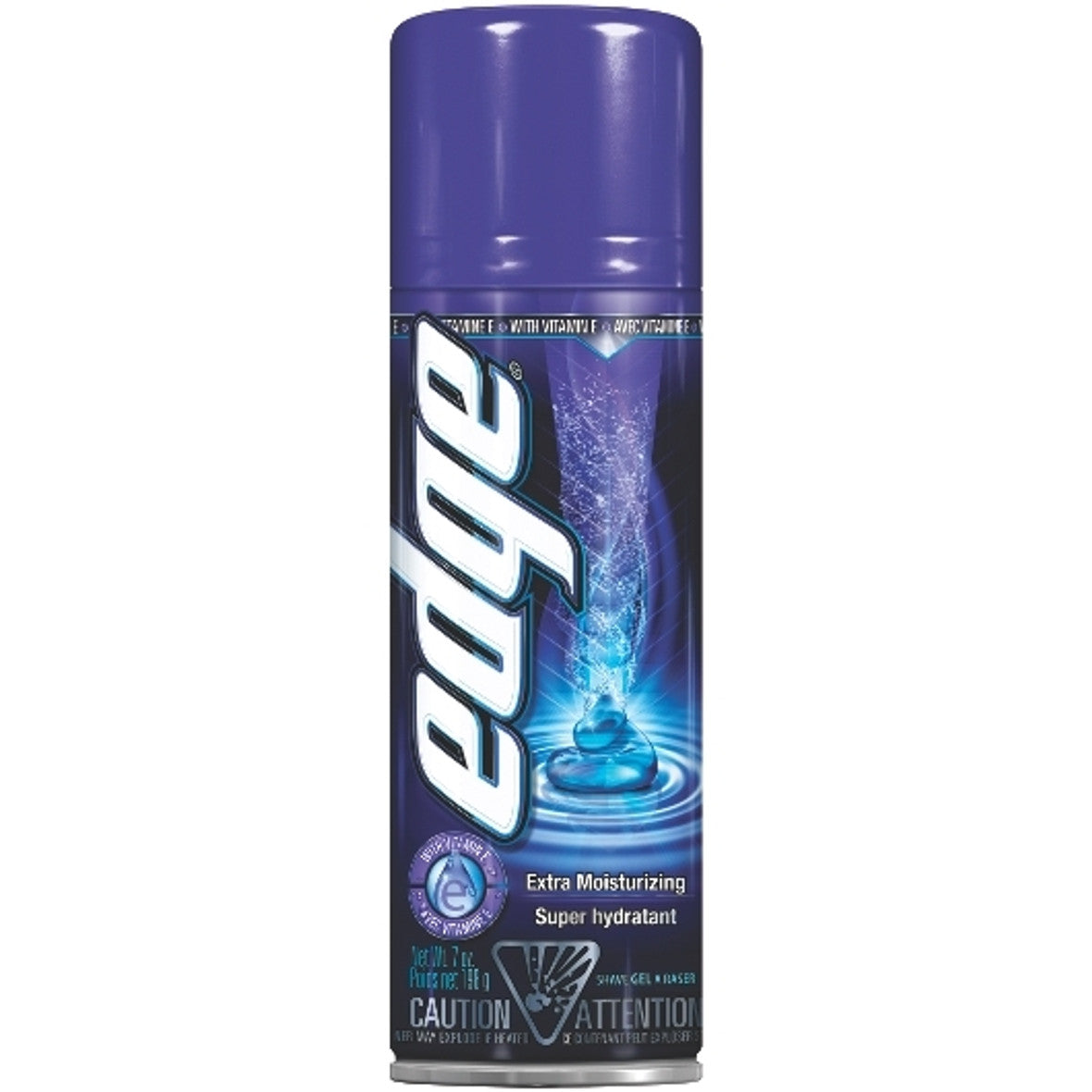 Edge Shave Gel Extra Moist by Pasteur Pharmacy, 7 oz, moisturizing shaving gel for a smooth shave.
