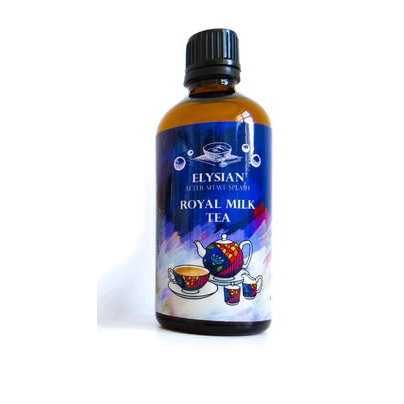 Pasteur Pharmacy Elysian Royal Milk Tea Shaving Kit with shaving soap and accessories on a white background