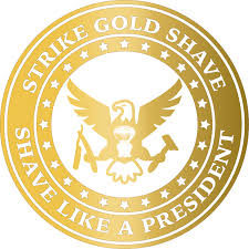Pasteur Pharmacy Strike Gold Shave Air Force One Shaving Collection with shaving soap and grooming products in a set.