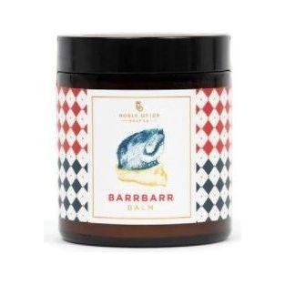 Pasteur Pharmacy Noble Otter Soap Co. Barrbarr shaving set with aftershave splash and soap, featuring grooming products for a classic shave.
