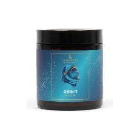 Pasteur Pharmacy Orbit Shaving Collection by Noble Otter Soap Co., including aftershave splash and shaving set in a sleek design.