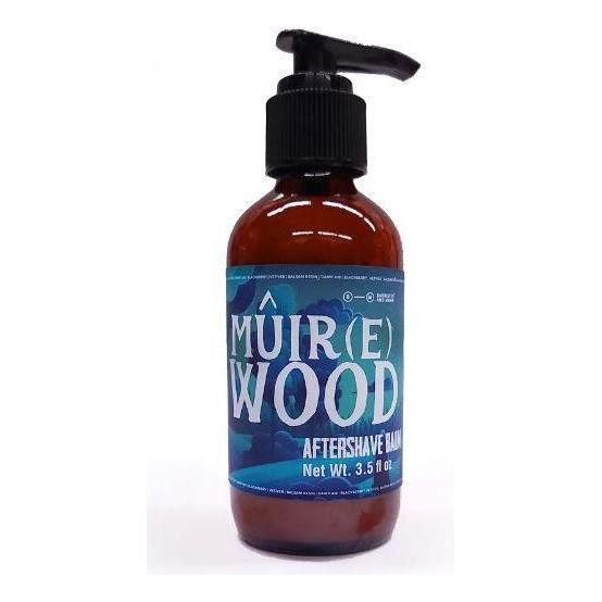 Pasteur Pharmacy Barrister & Mann Mûir(e) Wood Collection shaving set with soap and accessories, featuring natural wood-themed design.