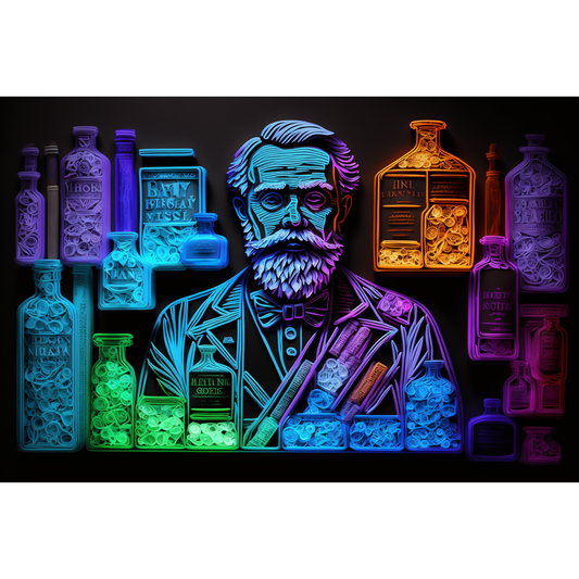 Wholly Kaw PasteurVision Shaving Collection includes a 4 oz shaving soap in a sleek container, designed for a close, comfortable shave.