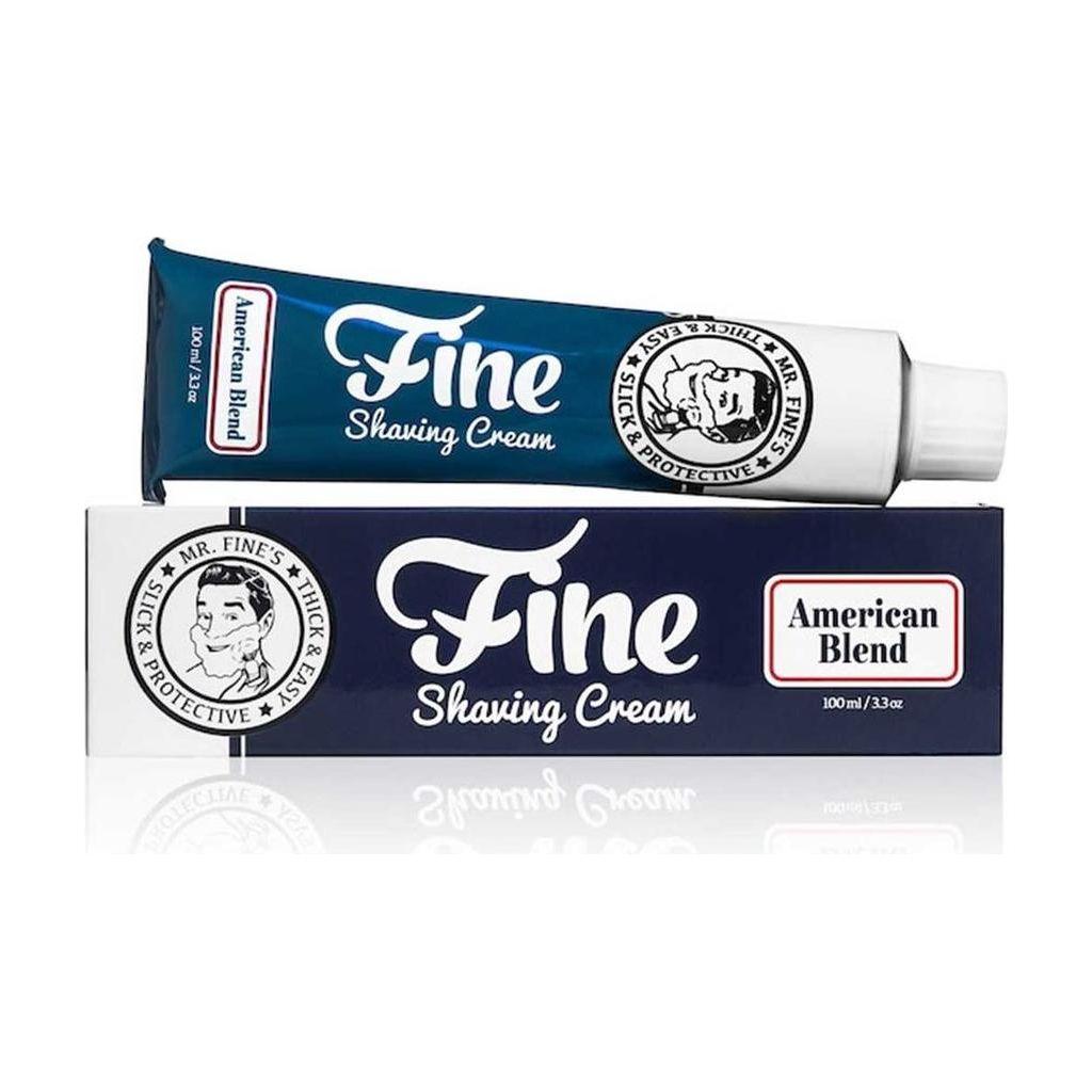 Pasteur Pharmacy American Blend Shaving Collection with shaving soap, brush, and accessories in a classic shaving set.