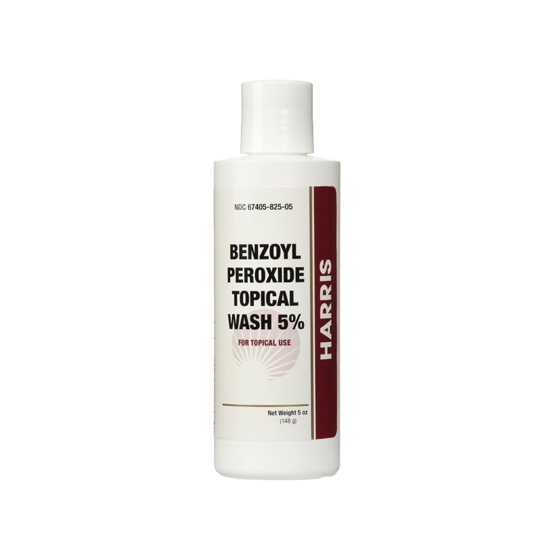 HARRIS Benzoyl Peroxide Acne Wash 5% concentration in 148g tube, skin care product for acne treatment by Pasteur Pharmacy