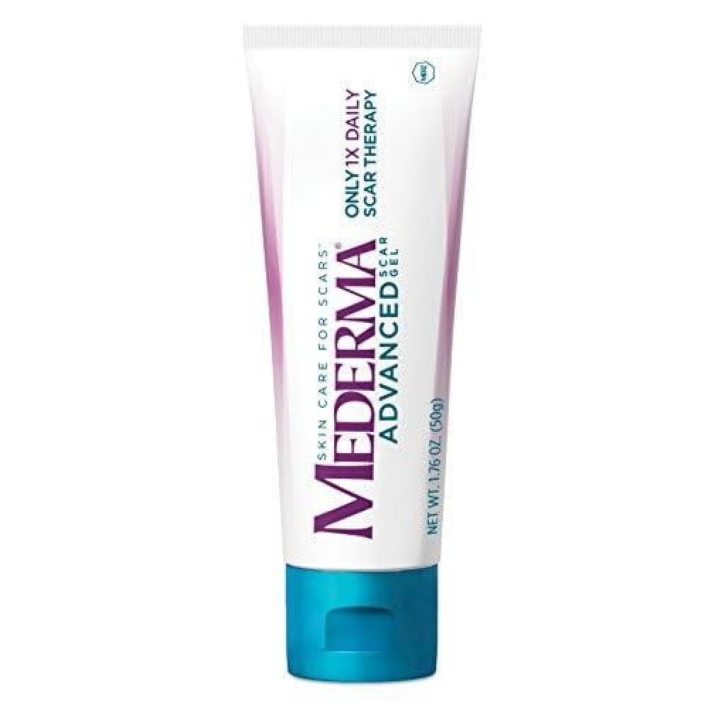 Mederma Scar Gel Advanced in 1.76 oz tube, skin care product for scar treatment, by Pasteur Pharmacy