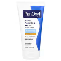 Assorted PanOxyl Acne Cleansers with 4% and 10% Benzoyl Peroxide in an 8-piece skin care set.