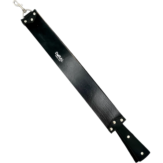 Pasteur Pharmacy Dural Straight Razor Strop Leather Sharpening Strap, 20-inch for maintaining straight razors.