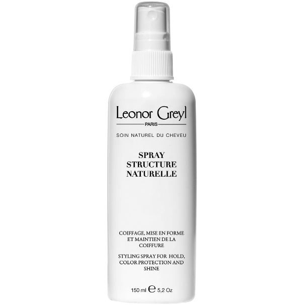 Leonor Greyl Paris Structure Naturelle Styling Spray in 5.25 oz bottle, designed to shape and add texture to hair.