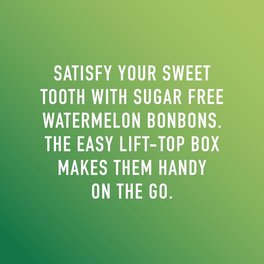 Swiss Imports Melon Sugarfree Candy Bonbons by Pasteur Pharmacy, 1.4oz, featuring colorful melon-flavored sugarfree candies.