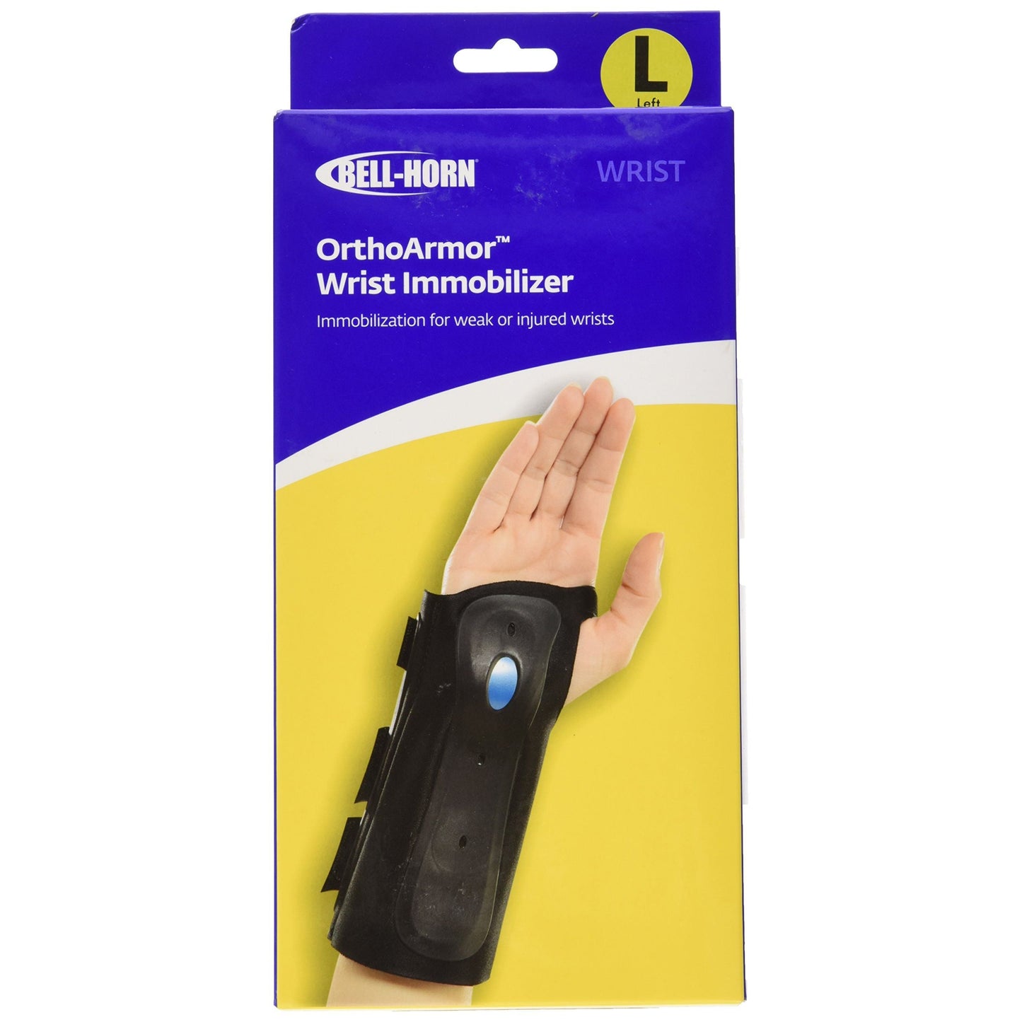 Bell-Horn Pro-Fit DS Universal Right Wrist Brace supporting the wrist with adjustable straps for stability and comfort.