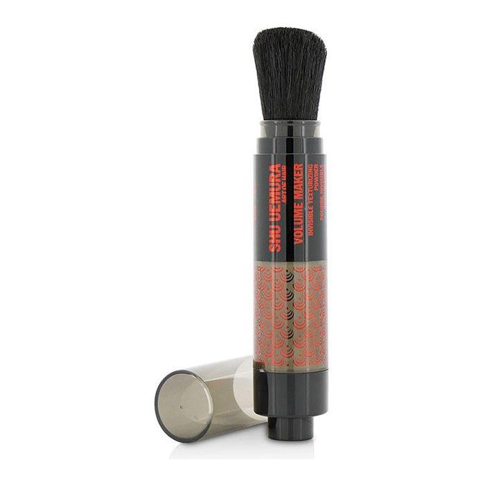 Shu Uemura Volume Maker Invisible Texturizing Powder in 0.07oz container, lightweight styling powder for added volume and texture.