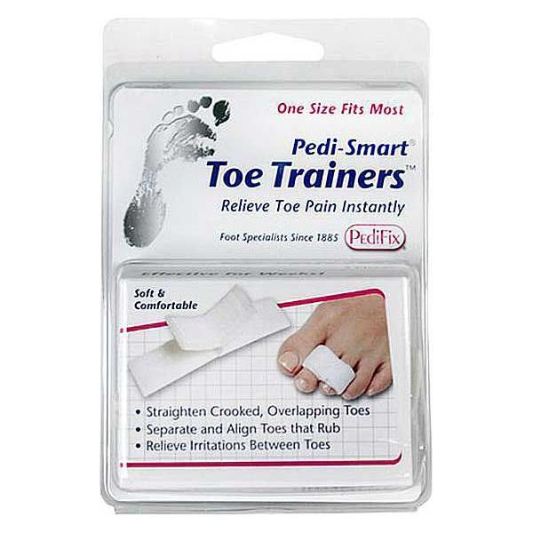 Pasteur Pharmacy PediFix Pedi-Smart Toe Trainers, pair of soft, flexible toe trainers for comfort and toe alignment.