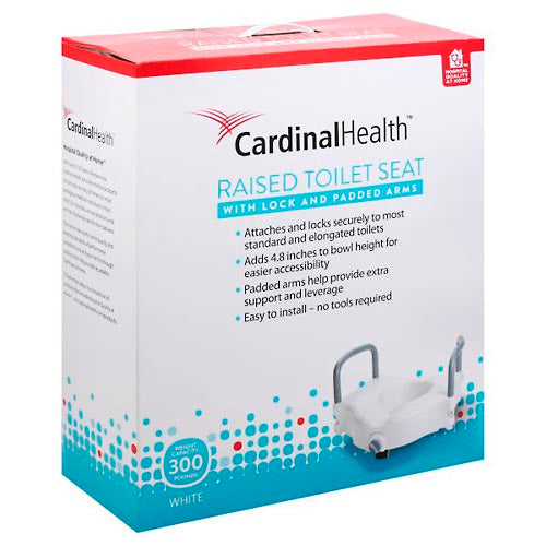 Cardinal Health toilet seat from Pasteur Pharmacy, durable and comfortable toilet and bidet seat for bathroom use.