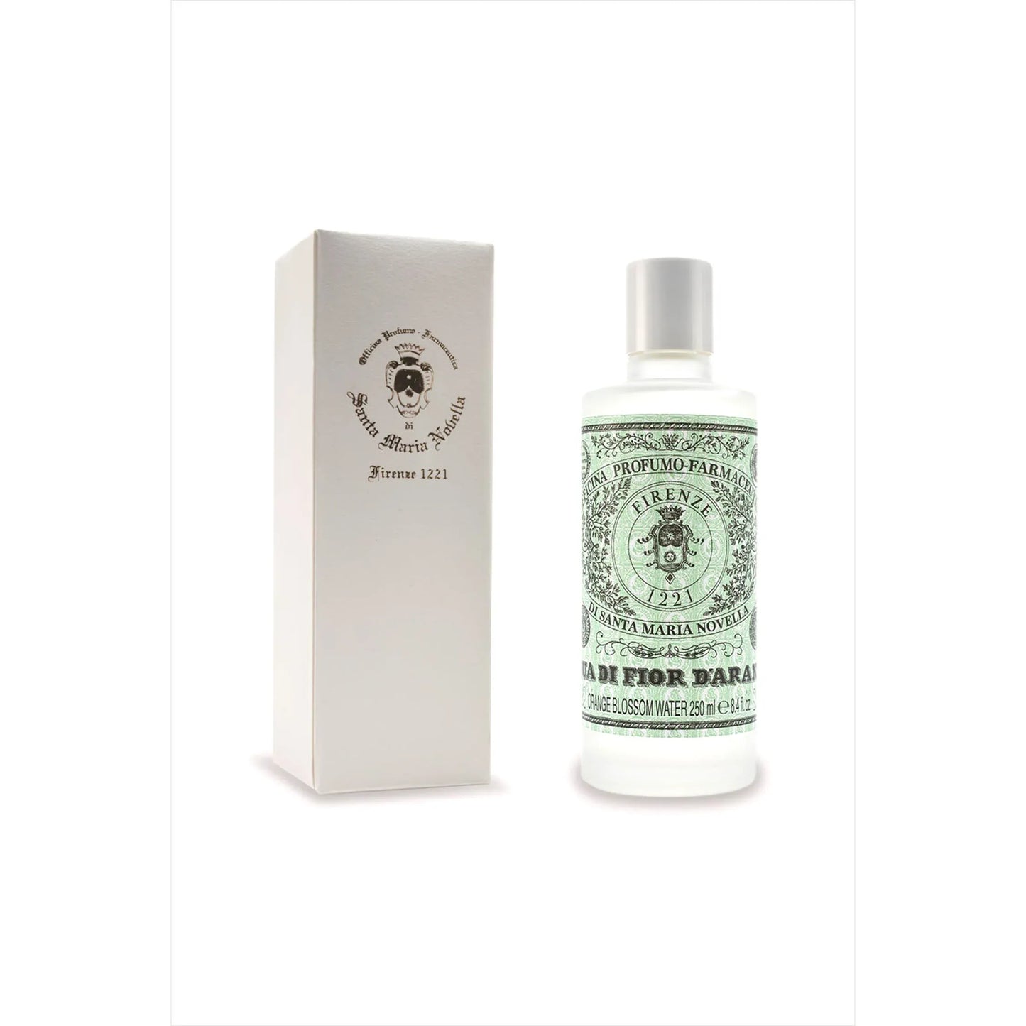 Pasteur Pharmacy S.M. Novella In Firenze Acqua Di Fior Arancio toner lotion in 8.4 fl oz bottle, featuring a sleek design and label.