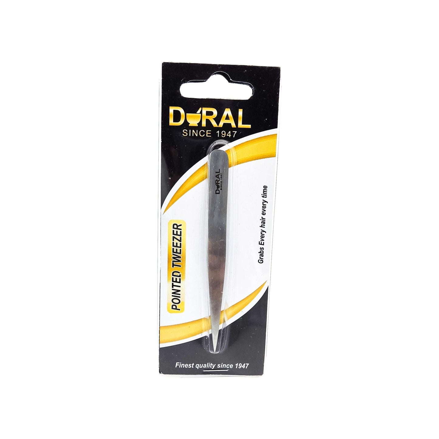 Silver Dural Pointed Tweezers from Pasteur Pharmacy, showcasing precision tips for detailed grooming or cosmetic use.