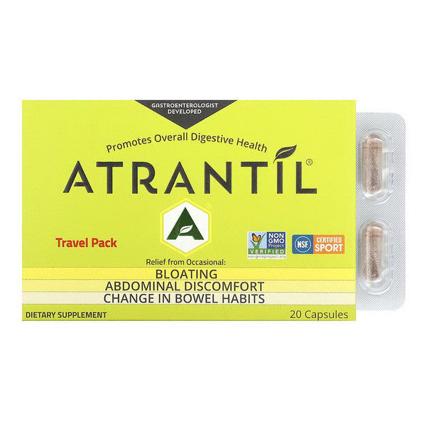 Bottle of Atrantil digestive supplement from Pasteur Pharmacy, a vitamins and supplements product for digestive health.