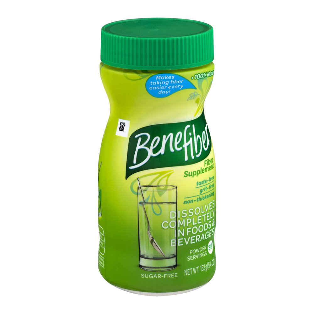Benefiber Prebiotic Fiber Supplement powder in 5.4 oz jar, dietary vitamins and supplements from Pasteur Pharmacy