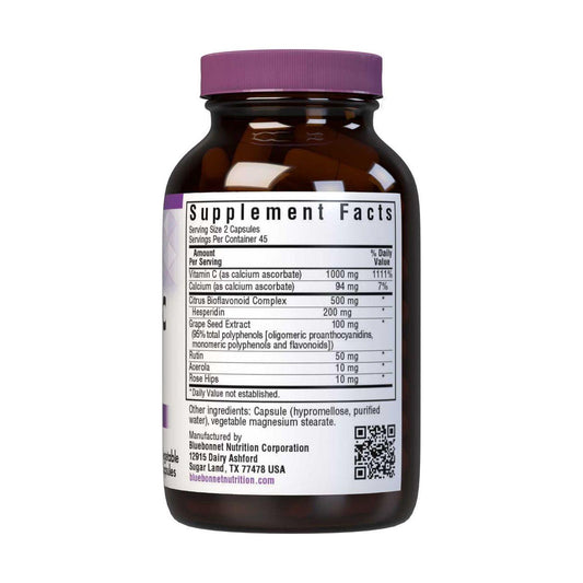 Bluebonnet Optimum Vitamin C Formula supplement in 90 vegetable capsules, dietary vitamins and supplements by Pasteur Pharmacy