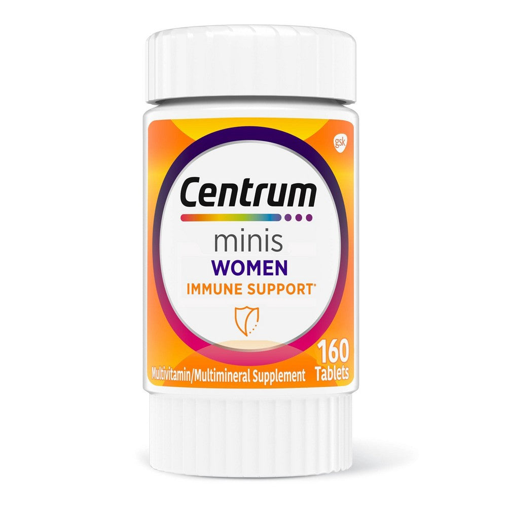 Centrum Minis immune support tablets for women in a bottle, dietary supplement, 160 count, from Pasteur Pharmacy.