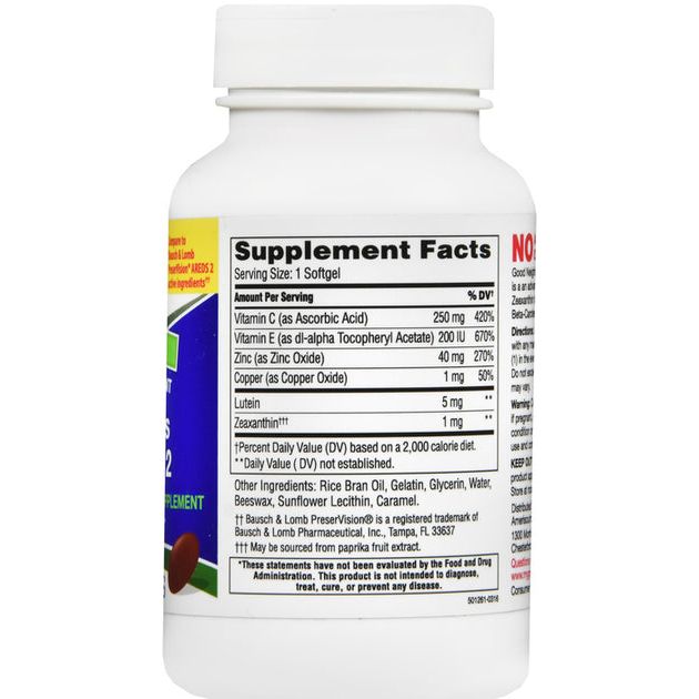 GNP Health Eye Supervision 2 softgel bottles, dietary vitamins and supplements for eye health by Pasteur Pharmacy