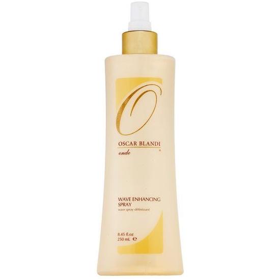 Oscar Blandi Wave Enhancing Spray in 8.45 oz bottle, designed to define and boost natural waves and texture.