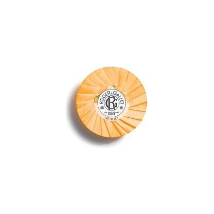 Roger & Gallet Neroli Wellbeing Soap 3.5oz showing a rectangular soap bar with neroli scent and elegant packaging.