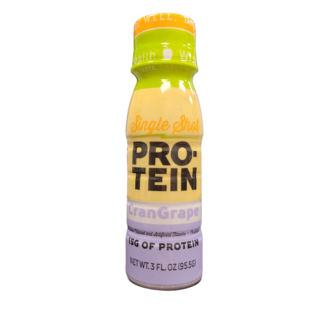 AmBari Nutrition Protein Shots with 15g of protein, featuring a sleek bottle of weight loss drinks on a white background.