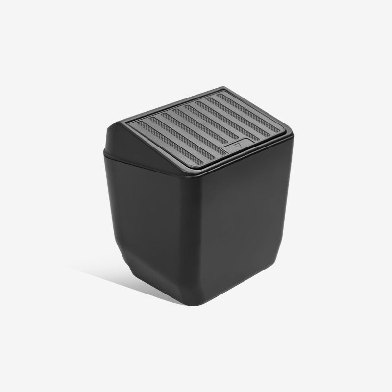 Rear seat storage box trash can for Tesla Model Y Juniper, compact and functional car accessory for organized interior storage.