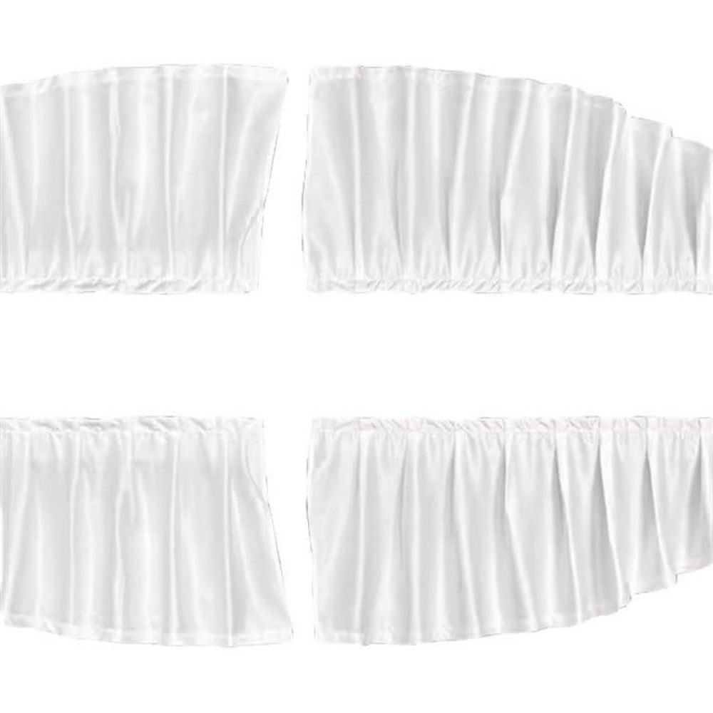 Set of four Tesla Model 3/Y side window sunshades by Tesery, designed to block sunlight and reduce interior heat.