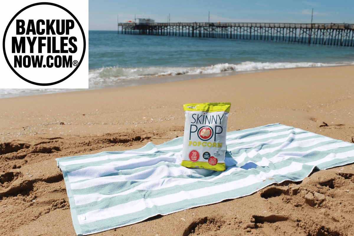 SkinnyPop gluten-free sea salt microwave popcorn snack multipack, 12 individual 2.8 oz bags, ready for snacking.