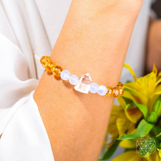 Golden bracelet named Spark Hope by Conscious Items, featuring a delicate design symbolizing new beginnings and hope.