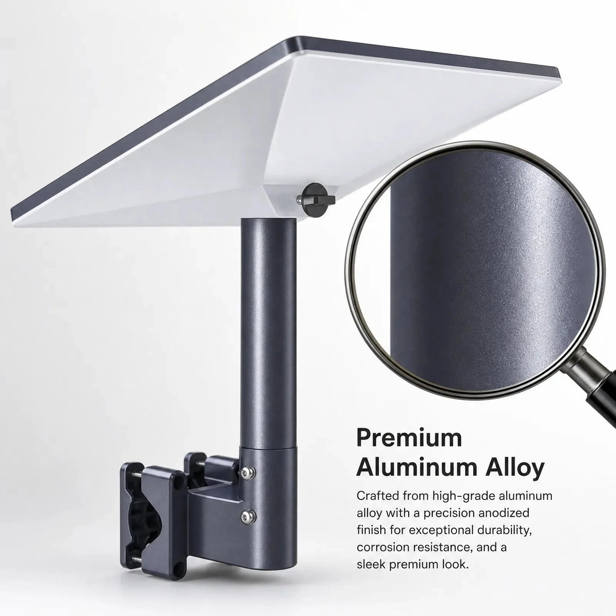 Starlink Mini Pole Clamp Mount with dual mounting by Tesery, designed for secure installation on poles