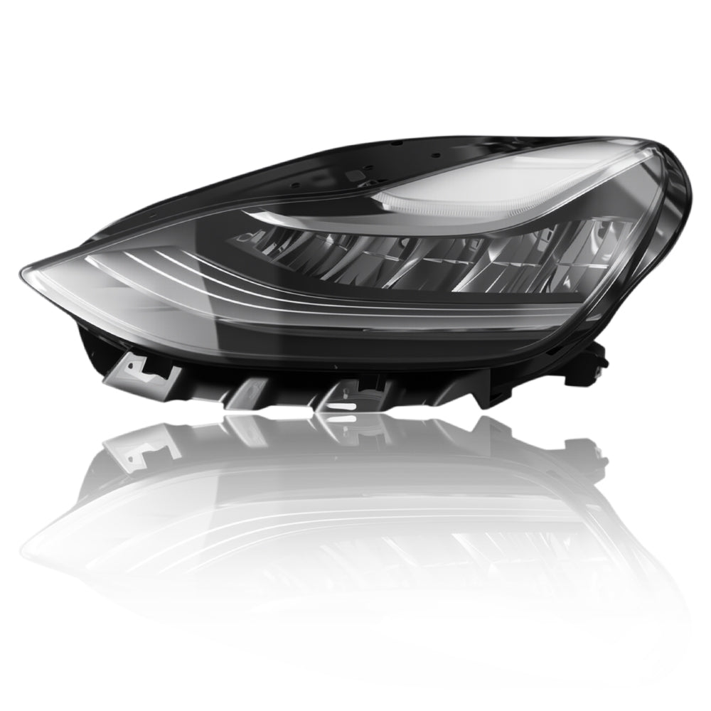 Full LED headlight assembly for Tesla Model 3 2017-2020 and Model Y 2020-2021, showing the bright, modern headlight design.