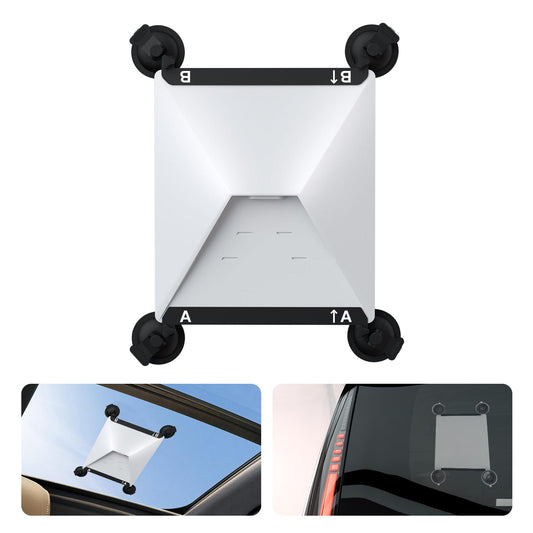 Starlink Mini Magnetic Mount by Tesery, 2-in-1 car roof and window mount for easy satellite internet setup.