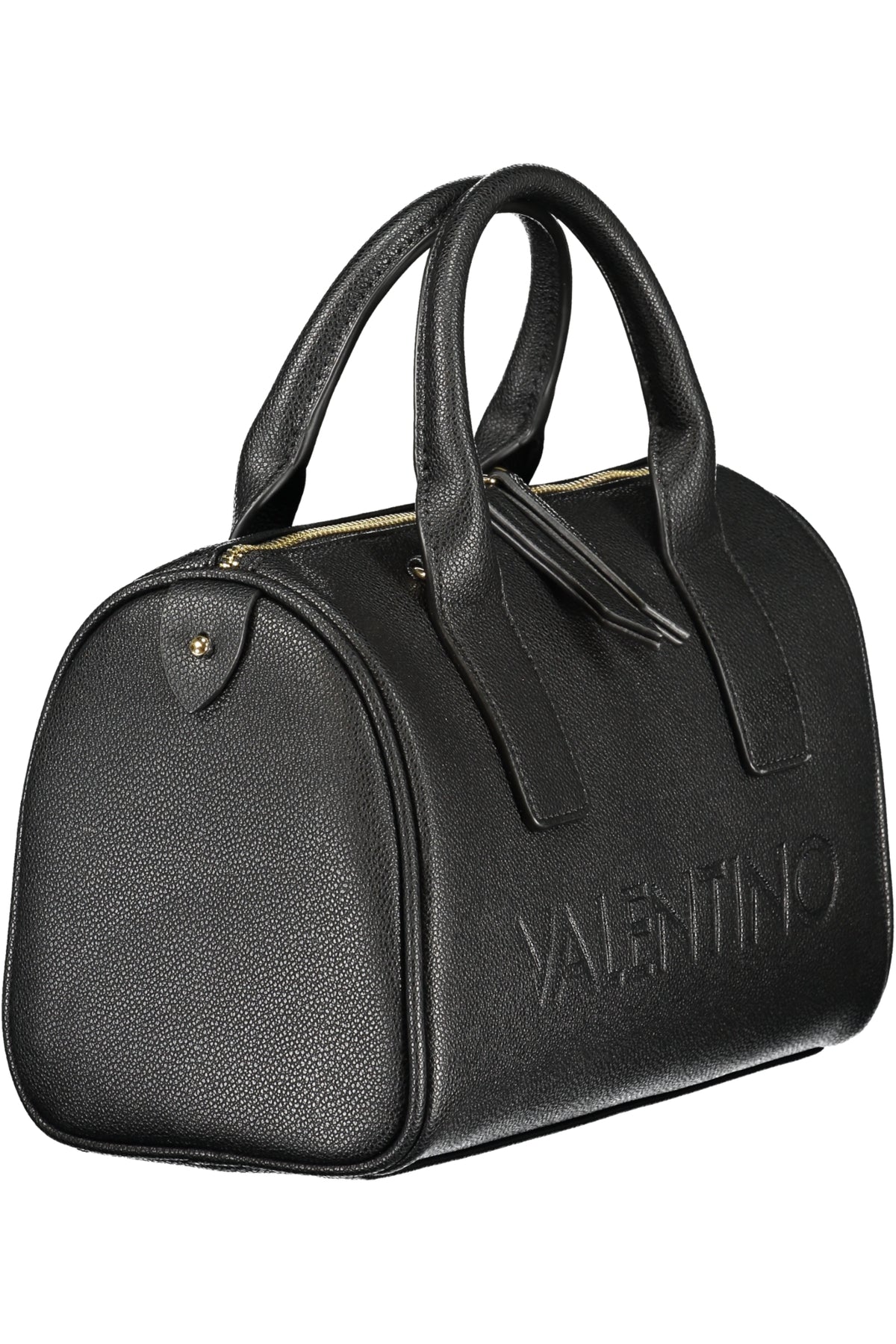 Black Valentino women's Borse bag with sleek design and silver hardware, showcased against a neutral background.