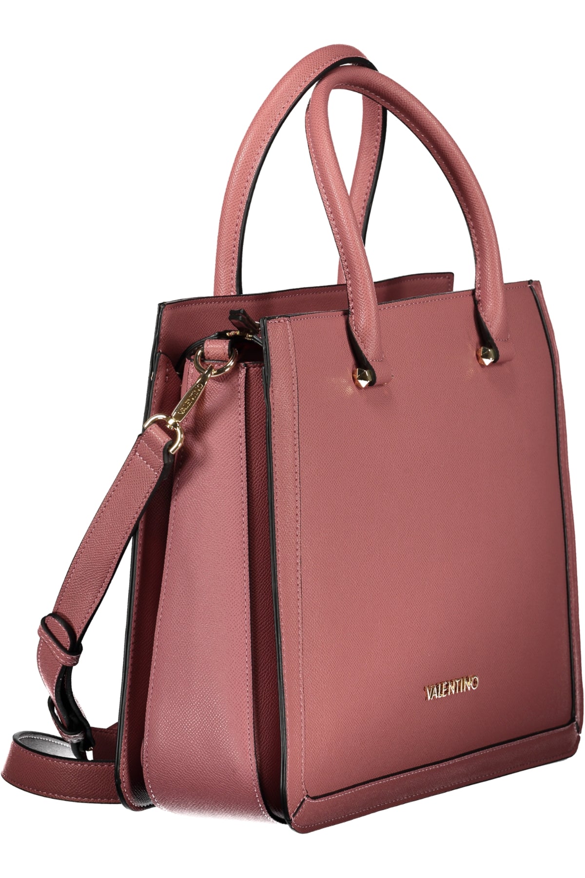 Pink Valentino Borse women's handbag with elegant design and gold accents, shown in a close-up image.