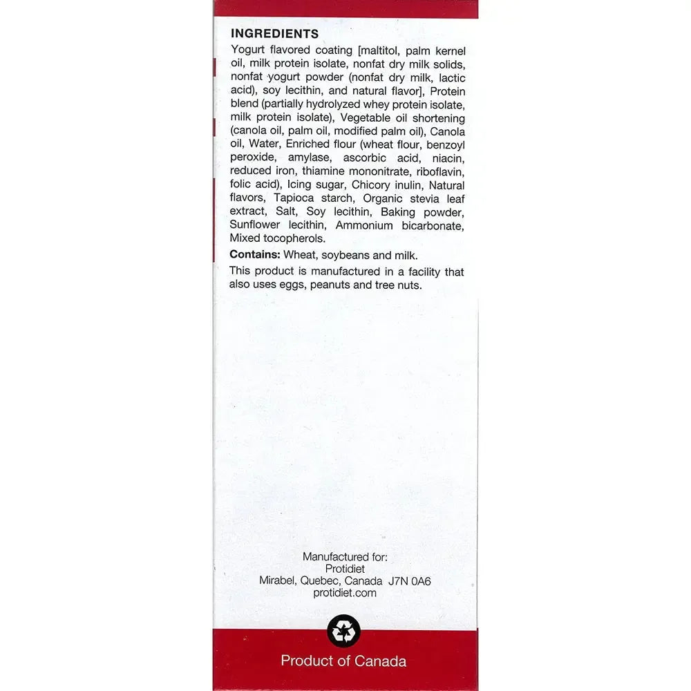 AmBari Nutrition PROTIDIET wafer bar showing a crispy chocolate-coated wafer with visible layers of protein filling.