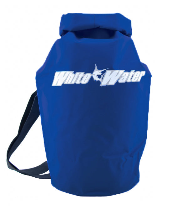 White Water Life Hydrogear 10L dry bag, simple waterproof outdoor gear with secure roll-top closure for kayaking or camping.